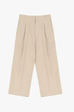 Pantalones palazzo de talle alto