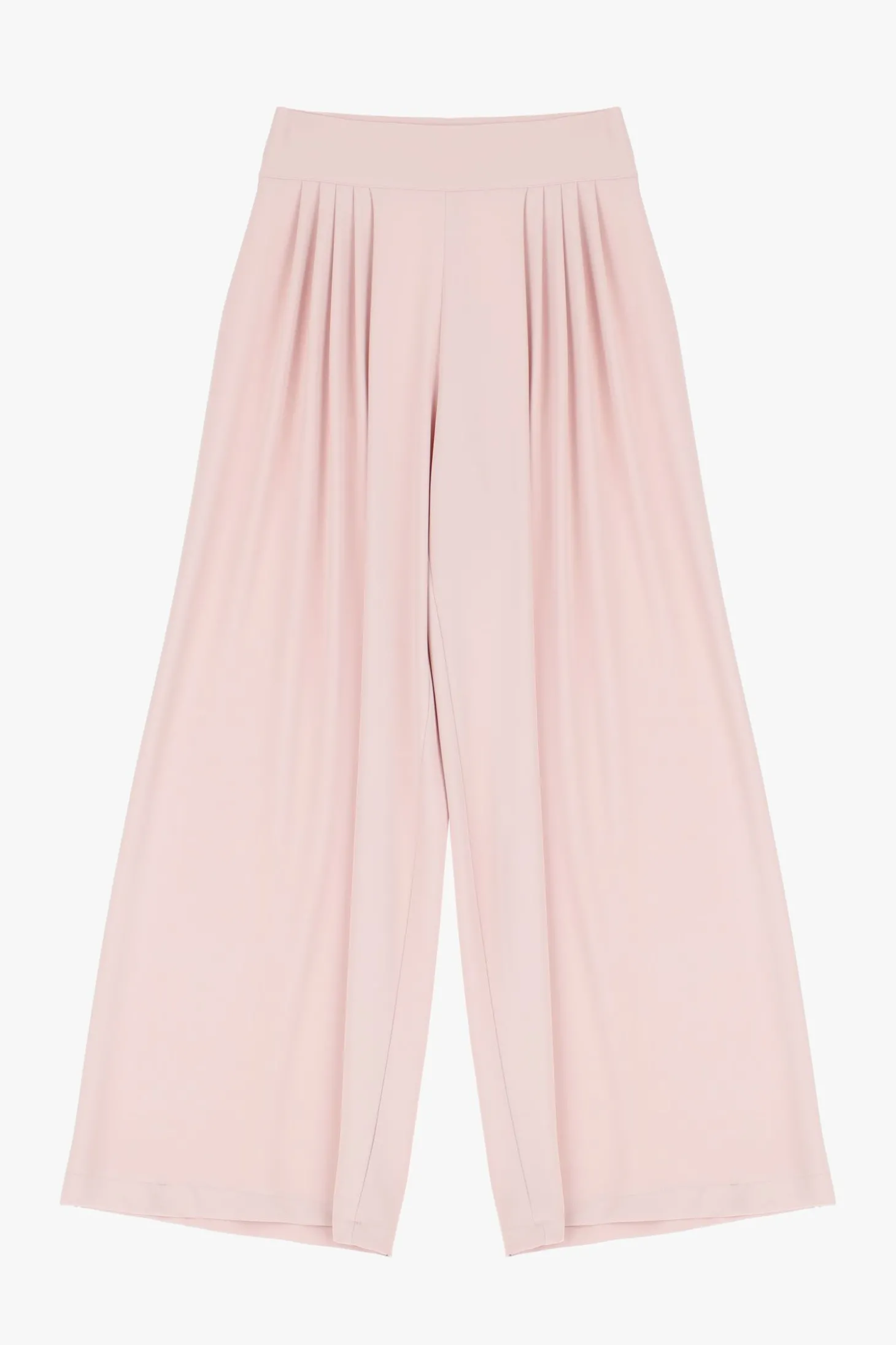 Pantalones palazzo de talle alto