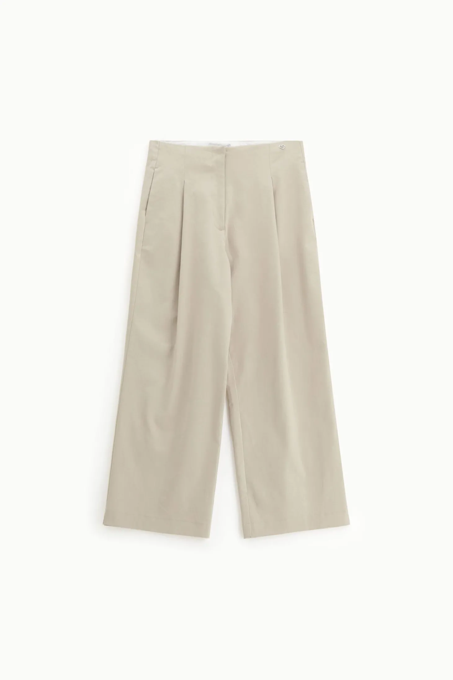 Pantalones palazzo de talle alto