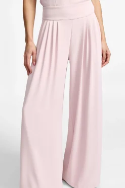 Pantalones palazzo de talle alto