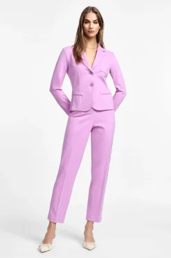 Pantalones pitillo de talle medio