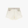 Shorts regulares a color liso