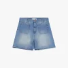 Shorts regulares con bolsillos frontales