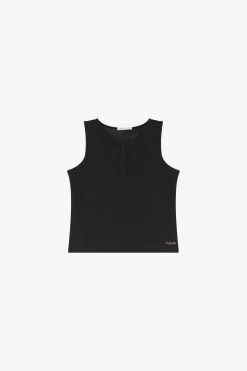 Tank top con botones decorativos