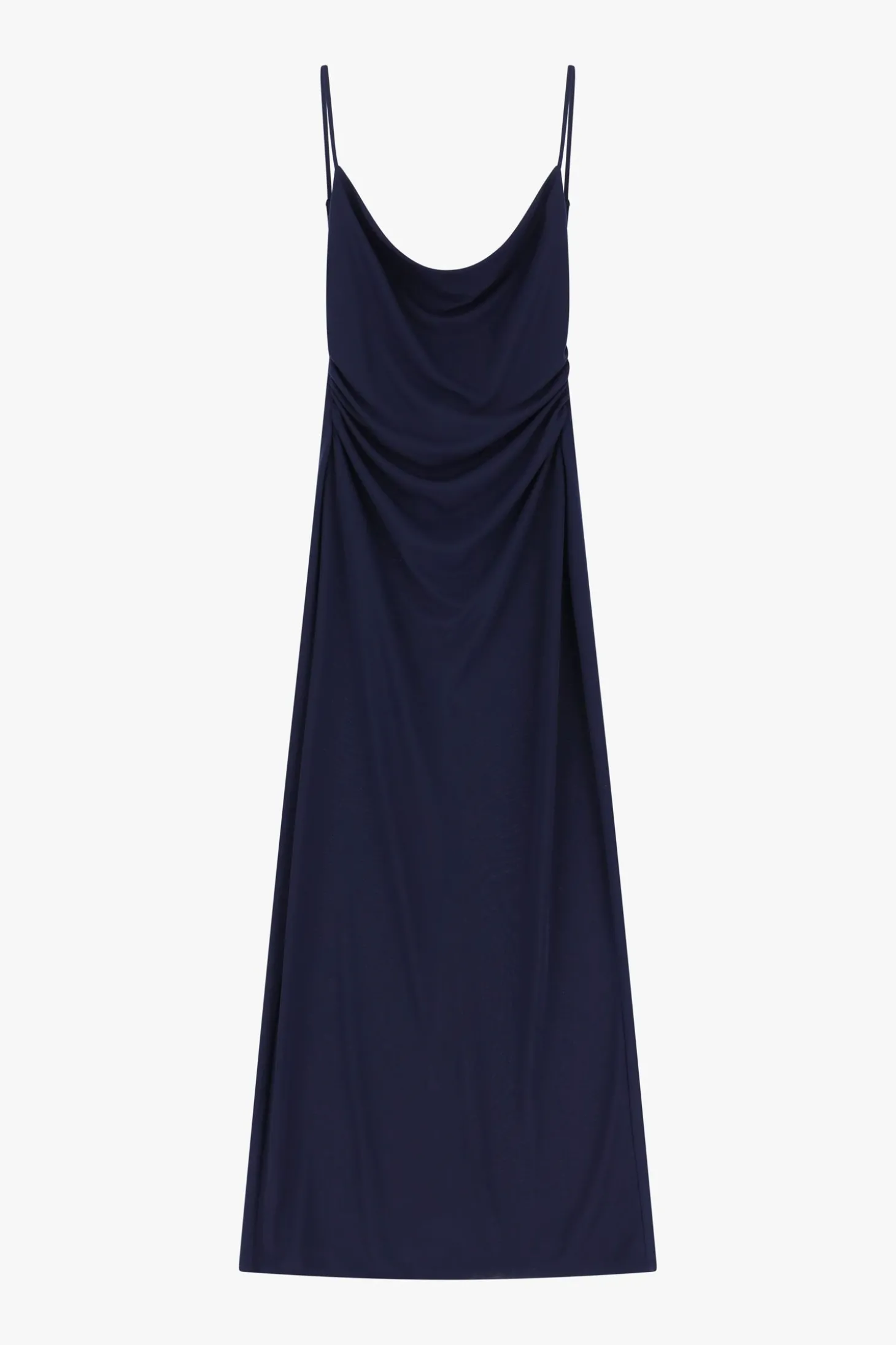 Vestido con tirantes y escote espalda