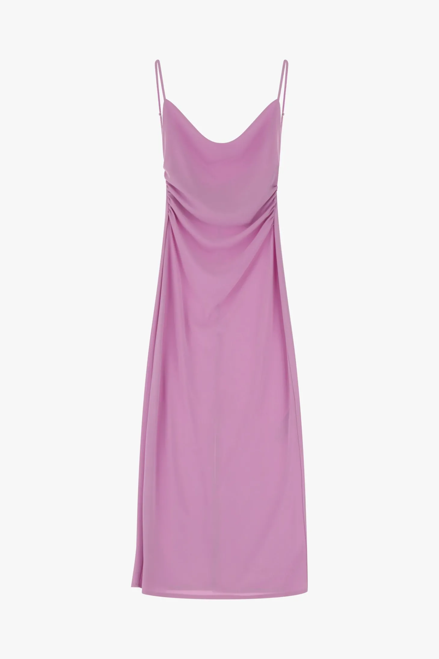 Vestido con tirantes y escote espalda